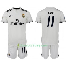 Koszulka Real Madryt BALE 11 Dziecięcy Domowe Koszulki Piłkarskie 2018-2019 Krótki Rękaw